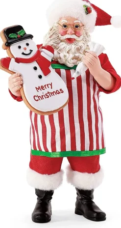 Santas^Department 56 Santa Holding Snowman Cookie, 6008560, Possible Dreams