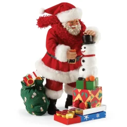 Clothtique/Fabriche Santas^Department 56 Santa's Fun Factory