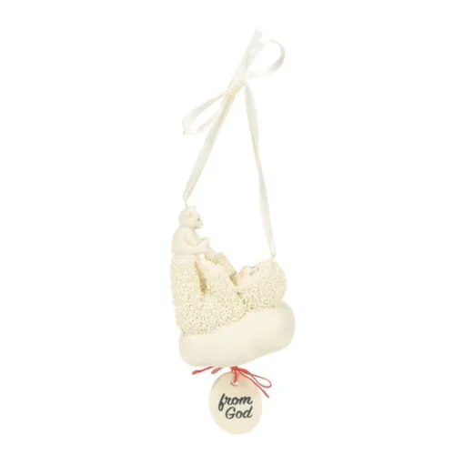 Department 56 Sb, From God Ornament, 6009142, Snowbaby Fashion