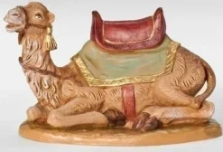 Fontanini Seated Camel With Saddle Blanket, 7.5", , 52843 Hot