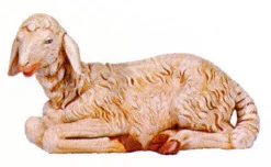 Fontanini Sheep Head Turned, Sitting, 27", , 53141 Store