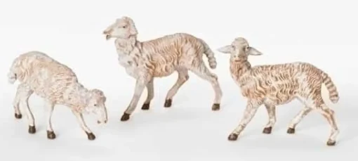 Fontanini Sheep White Set/3, 7.5", , 52899 Discount