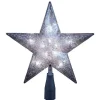 Kurt S Adler Silver Glitter Star Tree Topper 10/L 5-Point, Ul1985/S Best