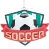 Resin^Kurt S Adler Soccer Ornament, A1983, Kurt Adler