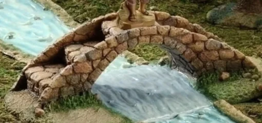 Fontanini Stone Bridge, 5" , 54312 Hot