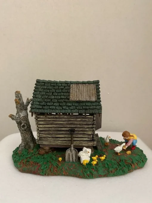 Department 56 Sv, Buck's County, Feeding The Ducks, 56.55122, Snow Village Hot