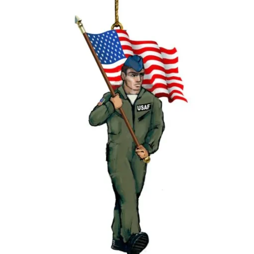 Resin^Kurt S Adler U.S. Air Force™ Soldier Ornament, Af2191