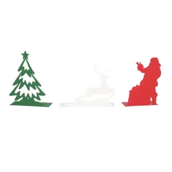Santas^Department 56 Va, Holiday Silhoutte Set/3, 6011463,