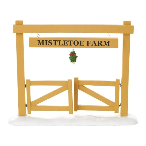 Resin^Department 56 Va, Mistletoe Farm Gate Accessory, 4024242,