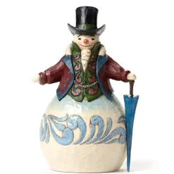 Enesco Victorian Snowman With Umbrella Cheap