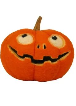 Halloween General^Byers Choice Wide Felted Jack-O-Lantern, , Fpmp2