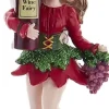 Resin^Kurt S Adler Wine Fairy [Red], E0407, Kurt Adler